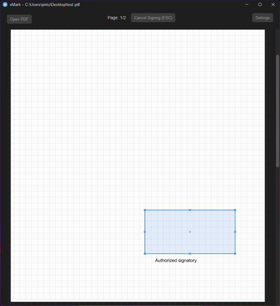 Sign Box Pdf Trexo PDF Signer – Free PDF Digital Signature Software | Sign PDF with ...
